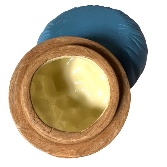 Vintage @86 dona's molds inc hand painted hearts & mouse ceramic trinket holder - Picture 9 of 15